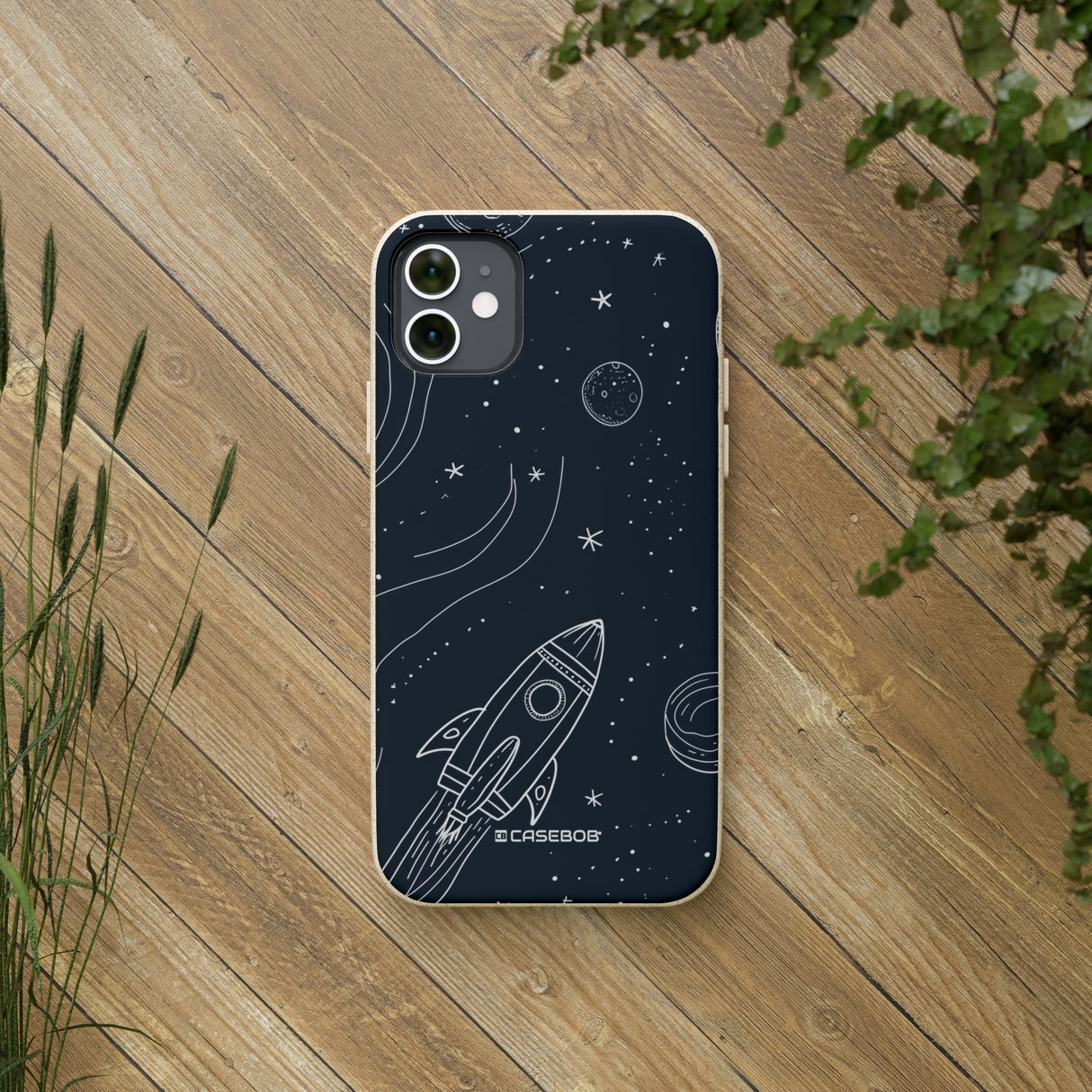 Cosmic Doodle Adventure | Biologisch abbaubare Handyhülle