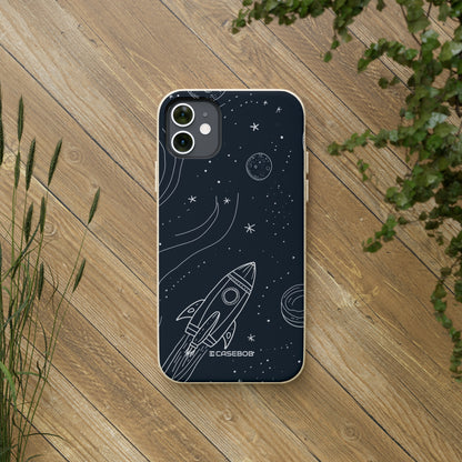 Cosmic Doodle Adventure | Biodegradable Phone Case