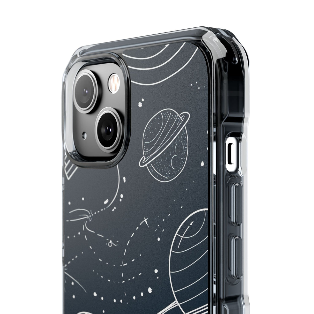 Cosmic Wanderer – Handyhülle für iPhone (Clear Impact – Magnetisch)