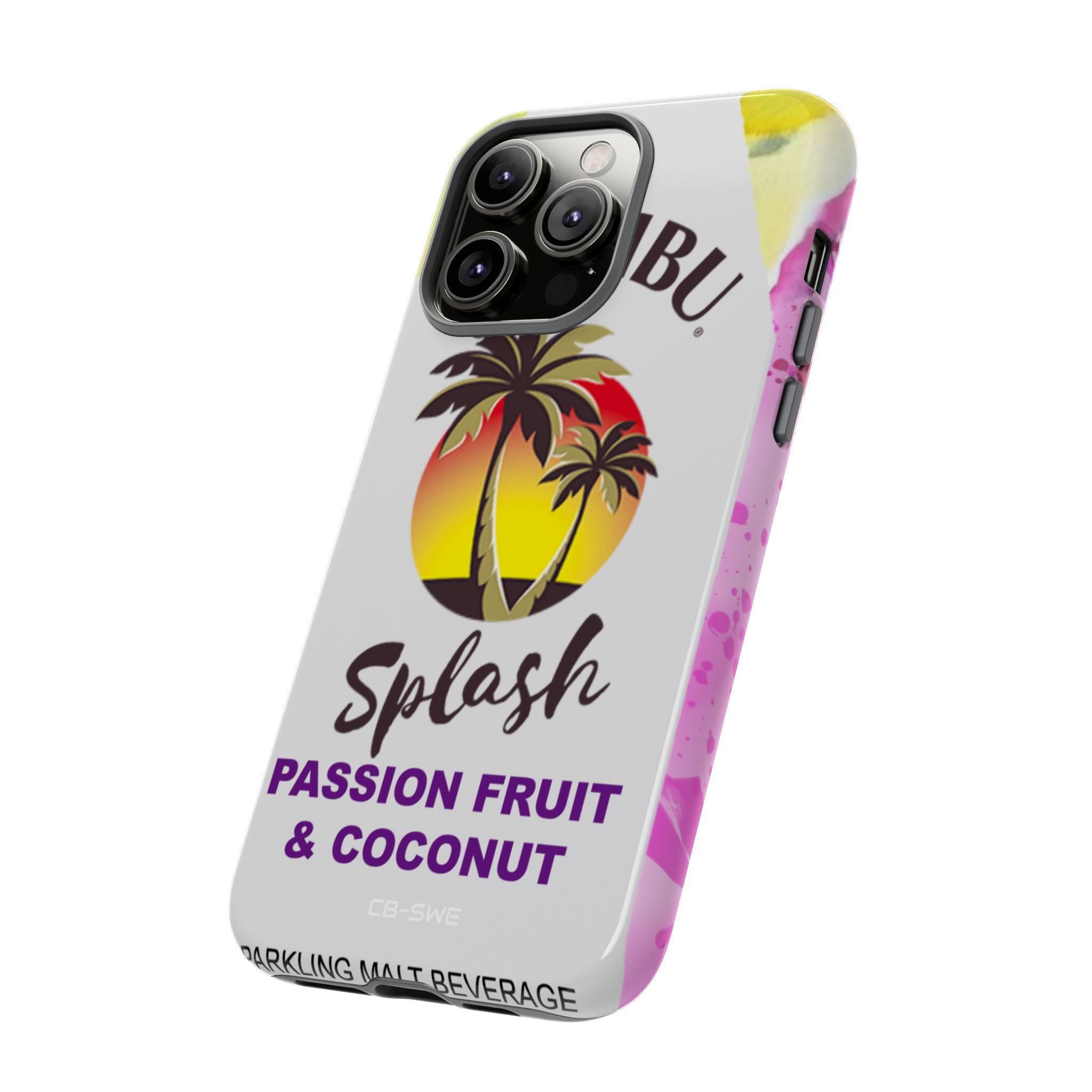 Tropical Sunset Splash - iPhone Case