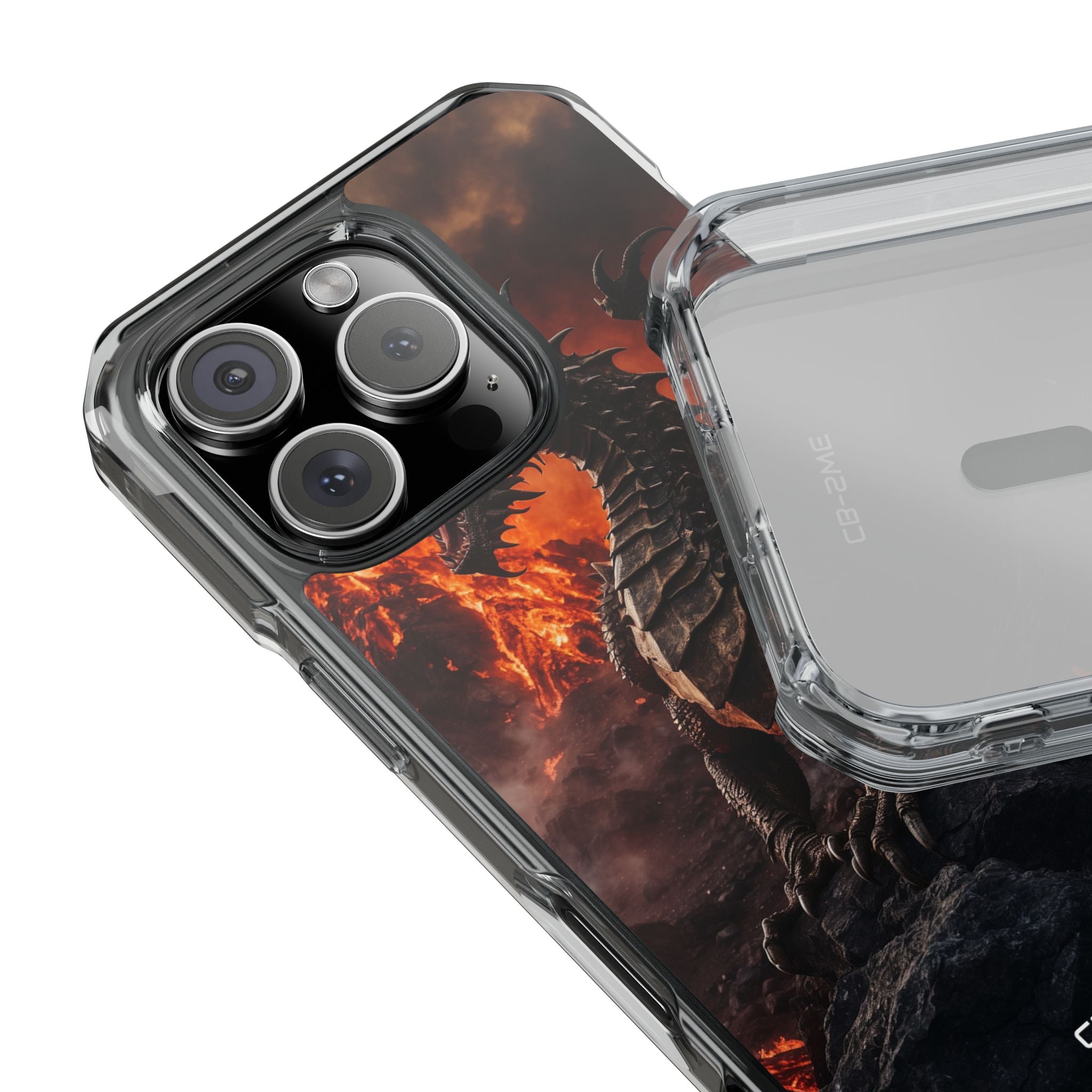 Fiery Dragon Soars iPhone Case - Impact