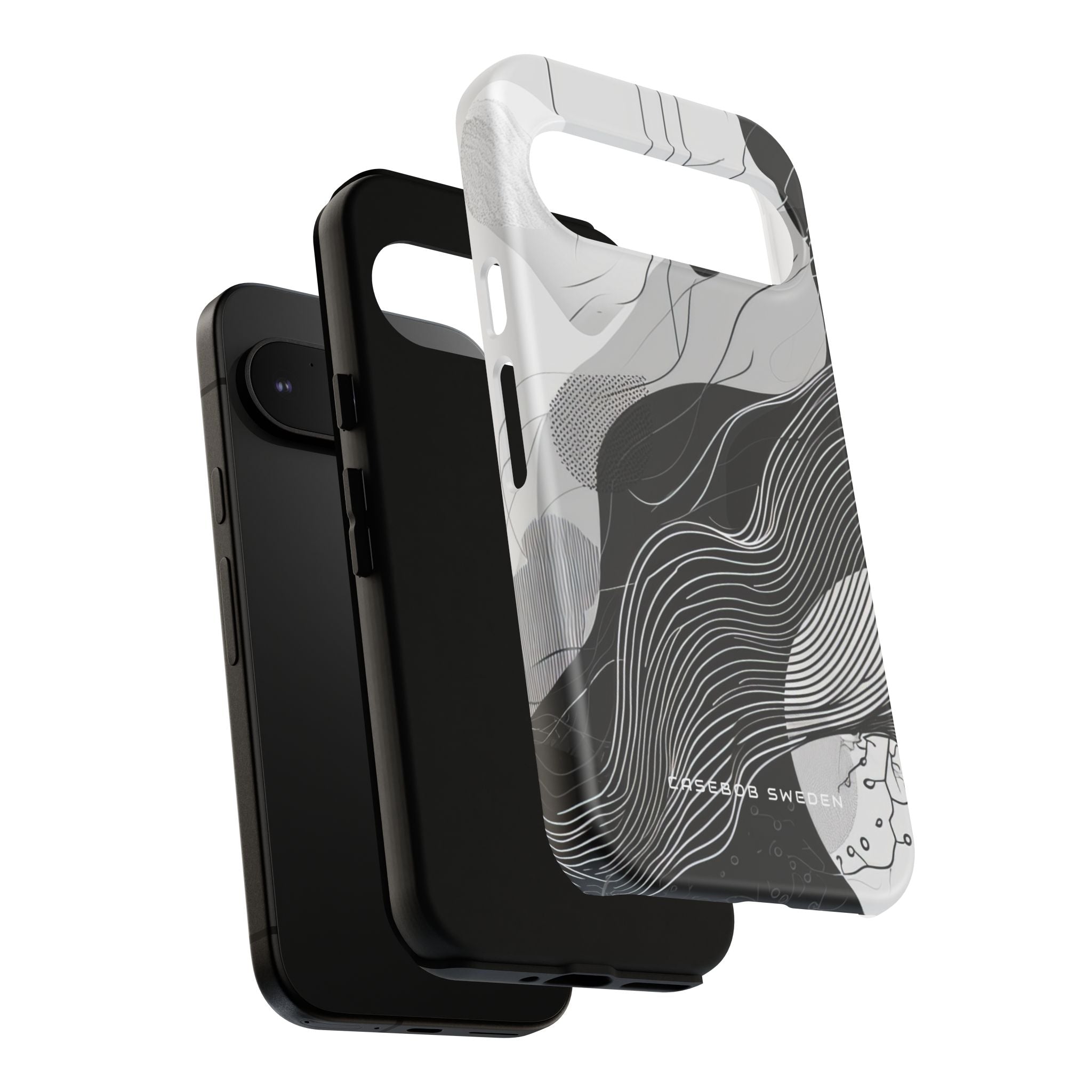 Fluid Geometry Fusion Google Pixel 9 - Tough Phone Case