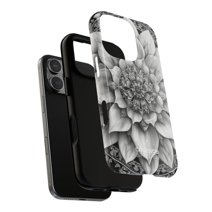 Cosmic Floral Mandala iPhone 16 - Tough+