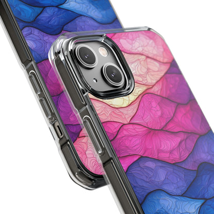 Wavy Vein Gradient iPhone 14 Plus Case - Impact