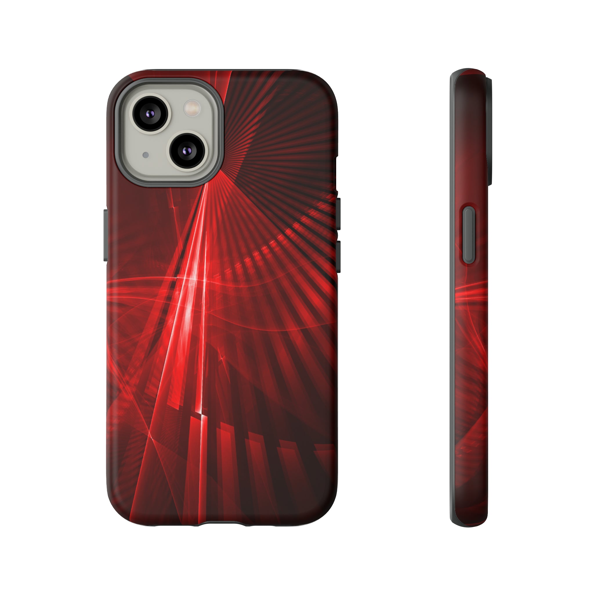 Red Disco Lights - Protective Phone Case