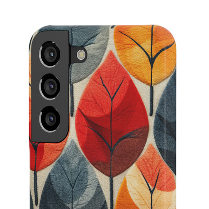 Autumn Leaf Design - Slim Samsung S22 Phone Case