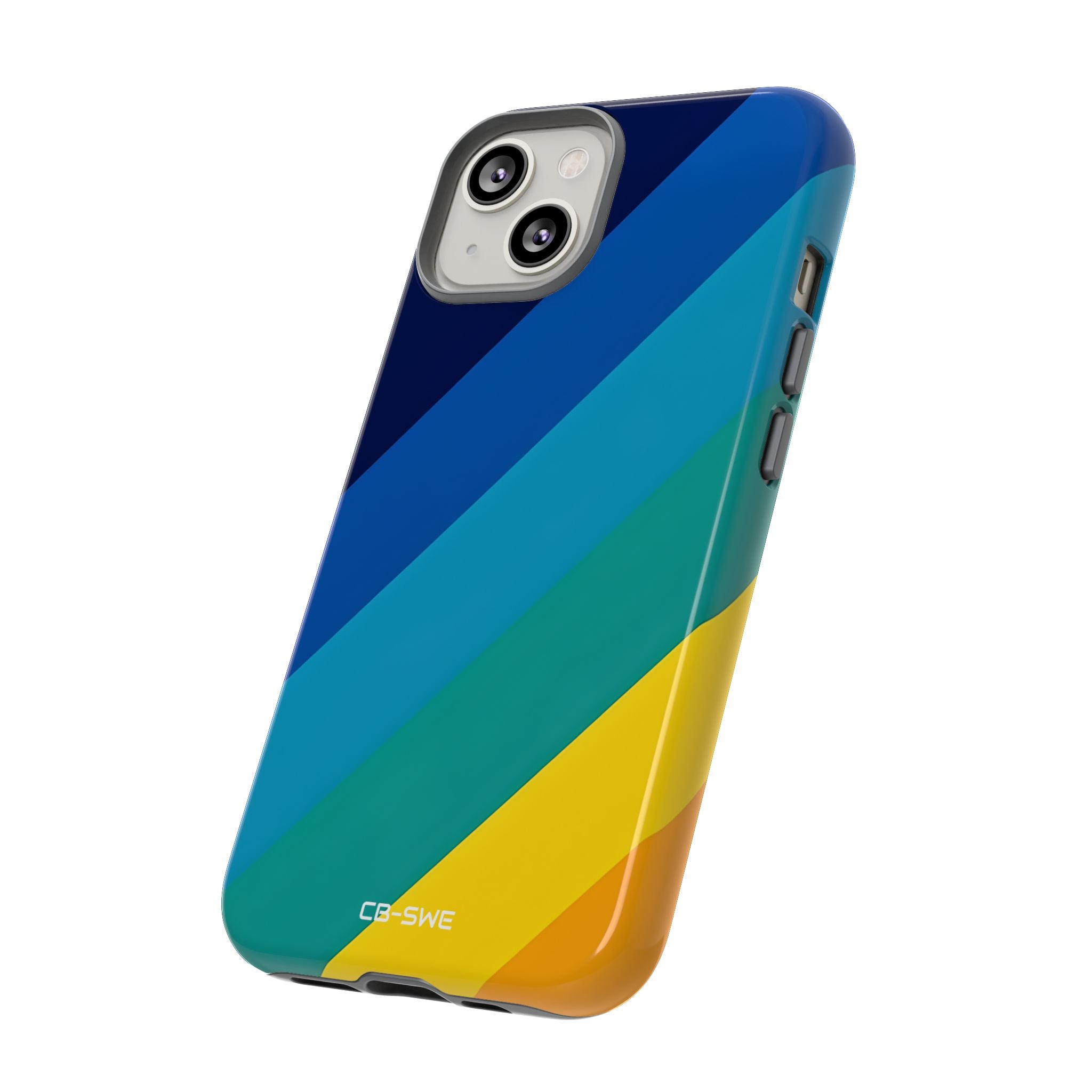 Diagonal Color Spectrum - iPhone Case