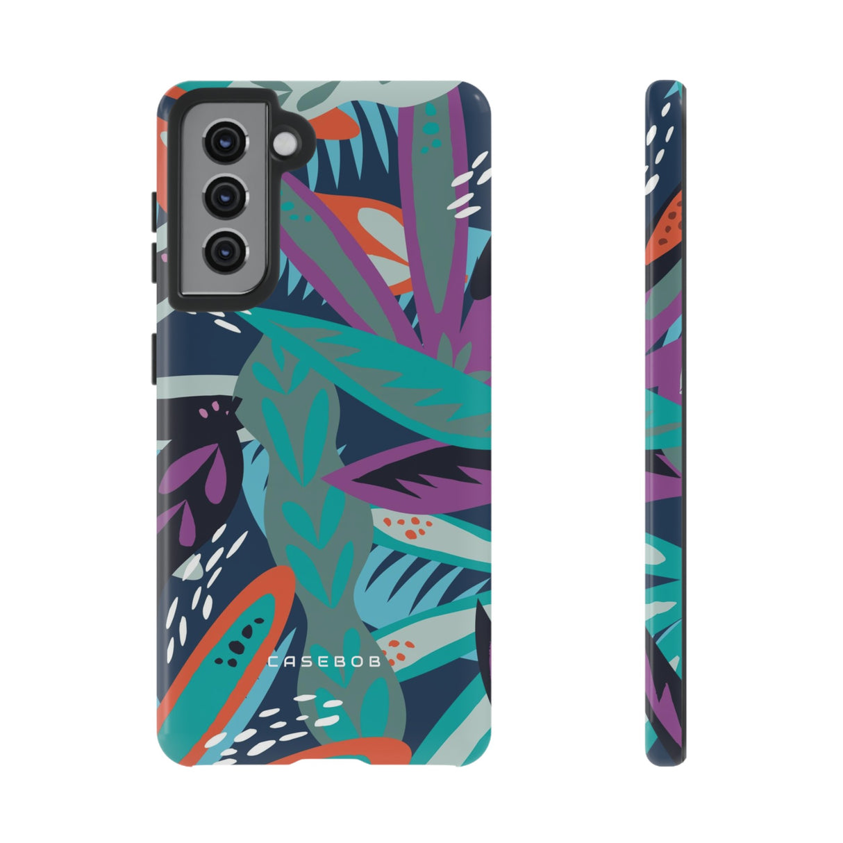 Tropical Leaf Moz - Protective Phone Case