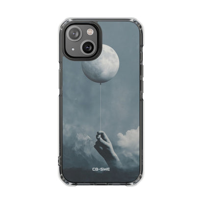 Moon Cradled Softly iPhone Case - Impact