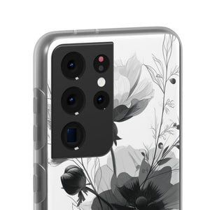 Botanische Eleganz | Flexible Handyhülle für Samsung Galaxy