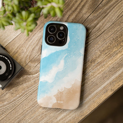 Serene Coastal Whispers - iPhone Case