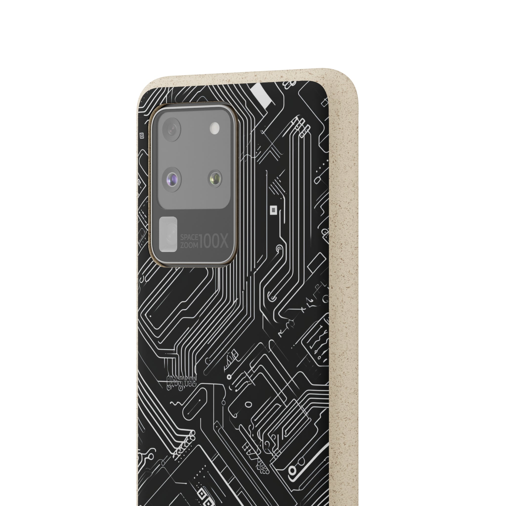 Cyber Circuitry Art | Biodegradable Phone Case