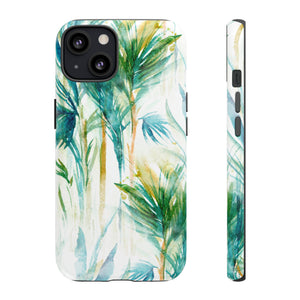 Watercolor Tropical Trees - Protective Phone Case