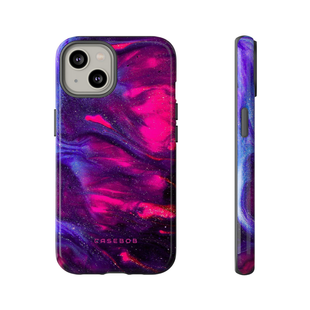 Deep Purple Ink Art - Protective Phone Case