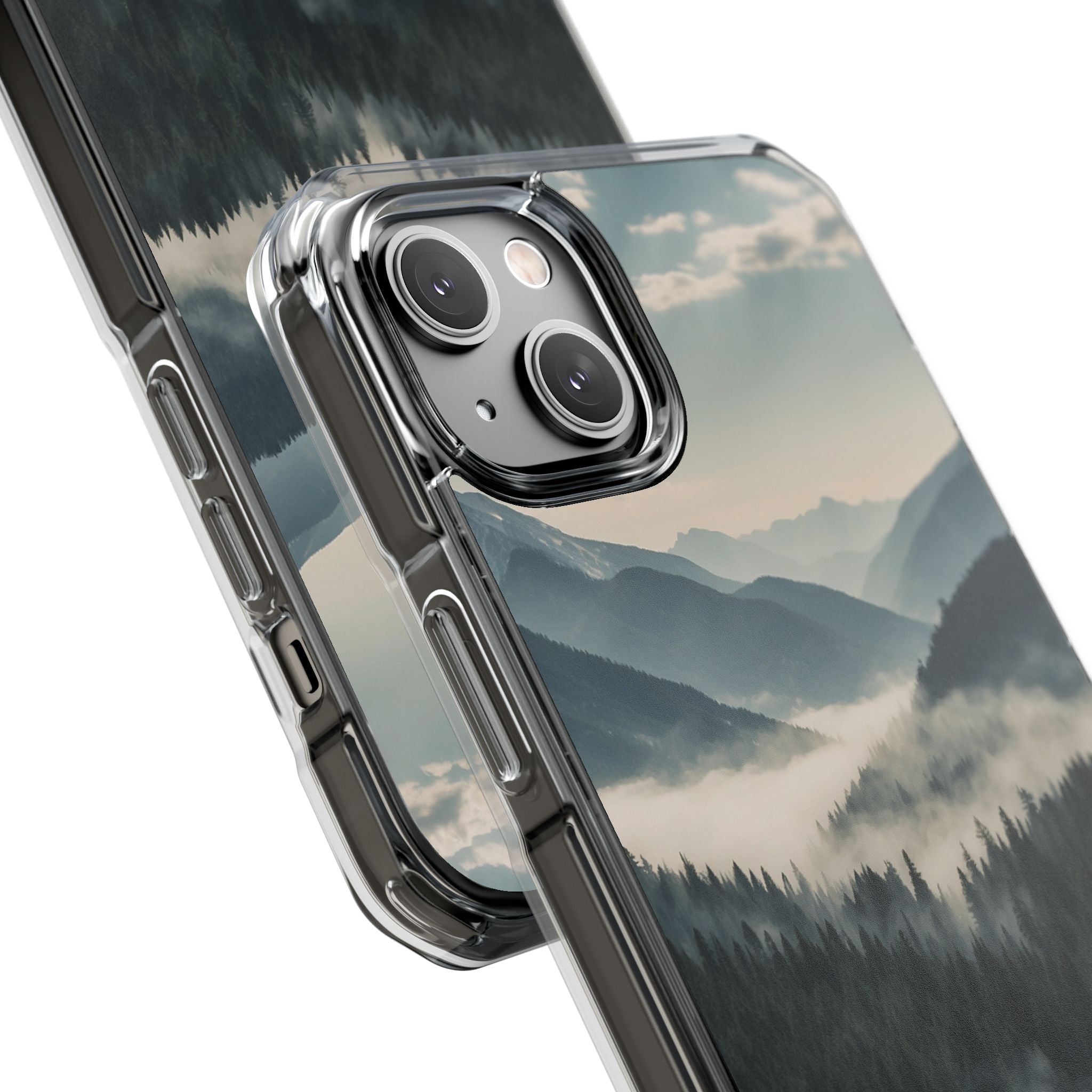 Misty Forest Embrace iPhone Case - Impact