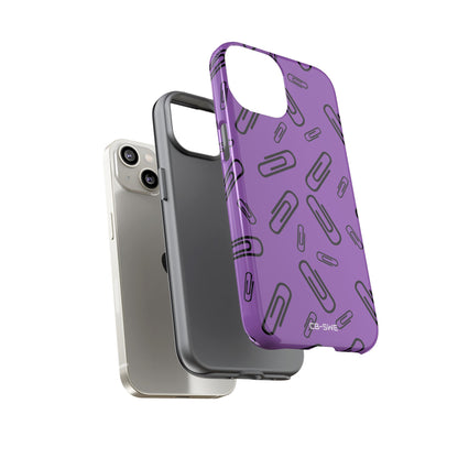 Paperclips Dance Playfully - iPhone Case