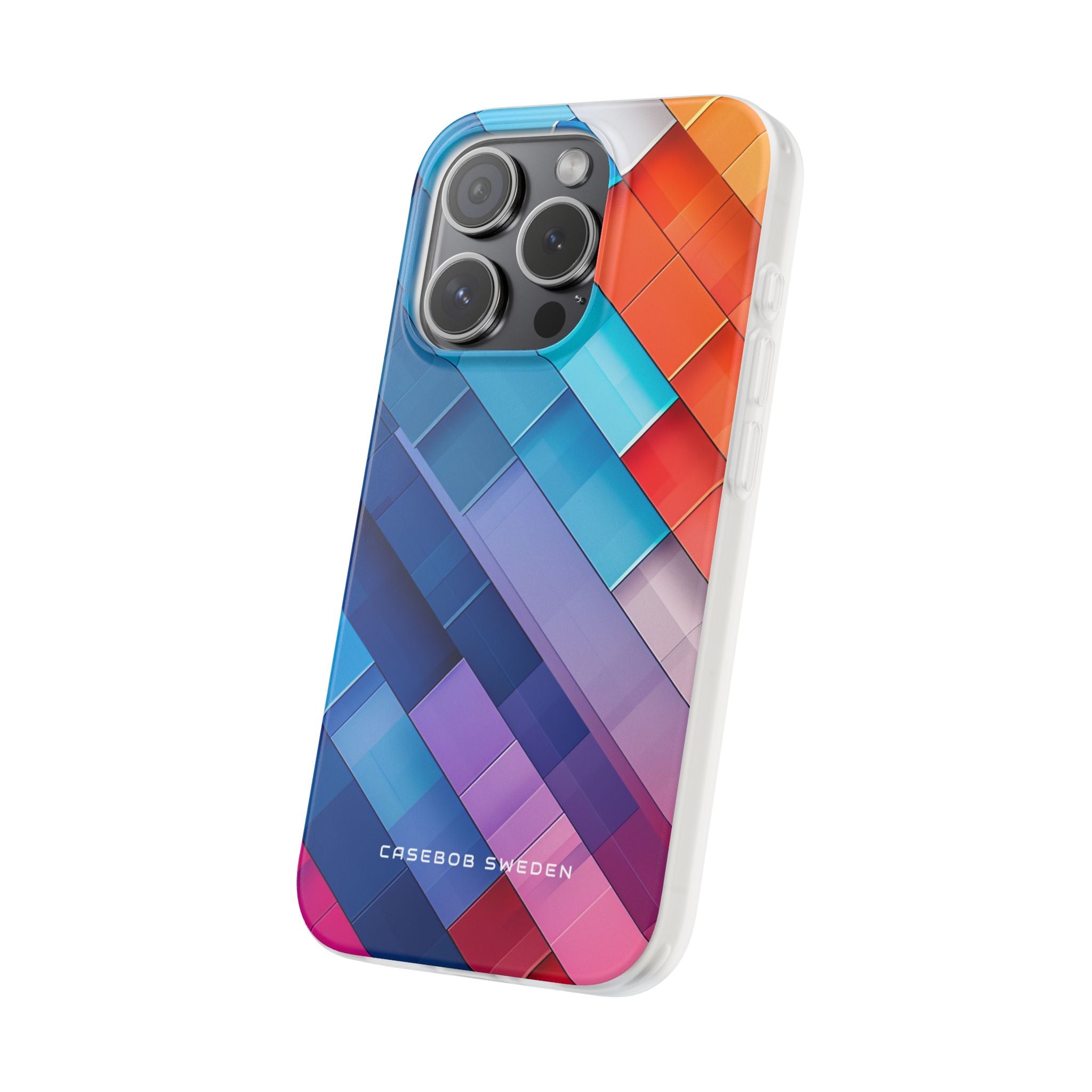 Vibrant GeoFlow iPhone 15 - Flexi Phone Case