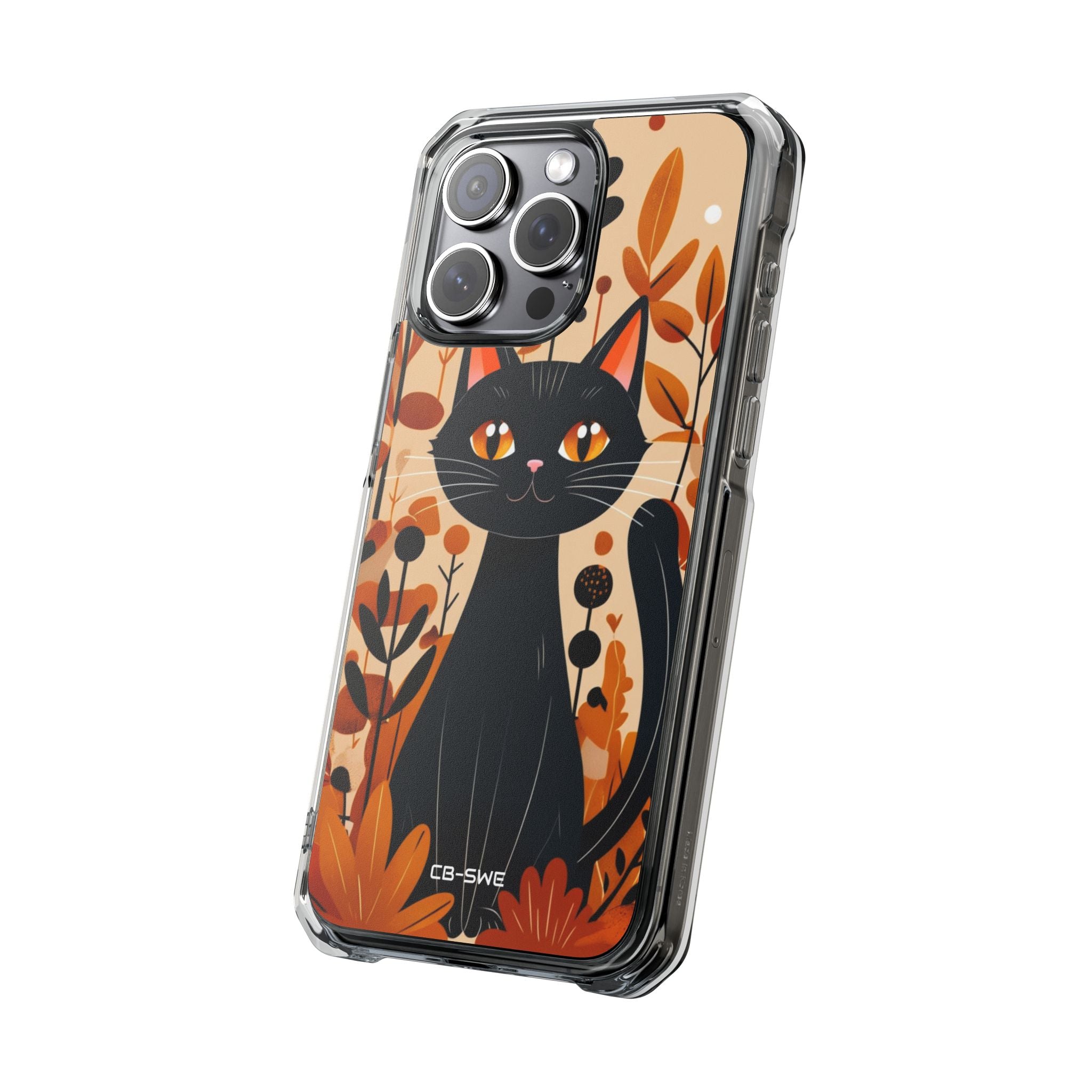 Autumnal Cat Whimsy iPhone Case - Impact