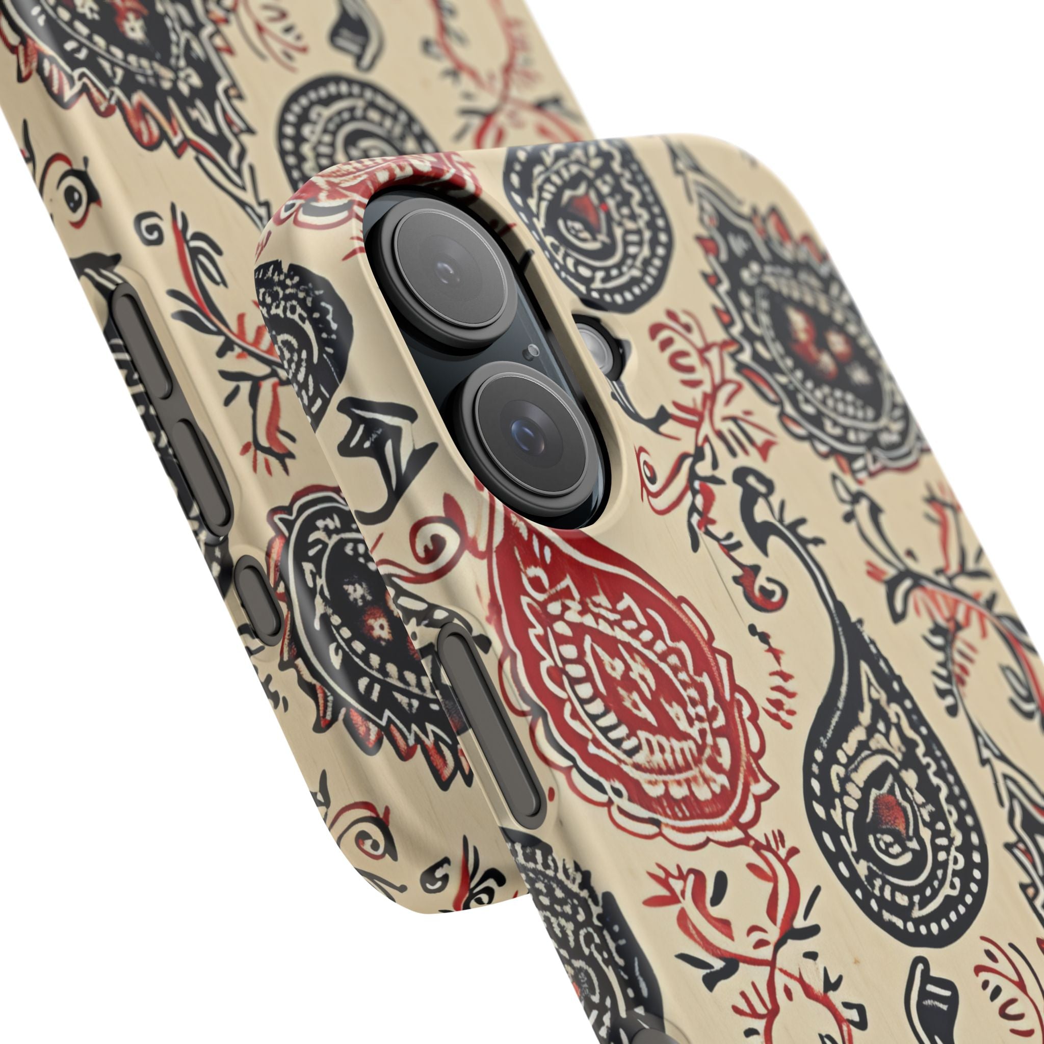 Vintage Paisley Elegance iPhone 16 - Slim Phone Case