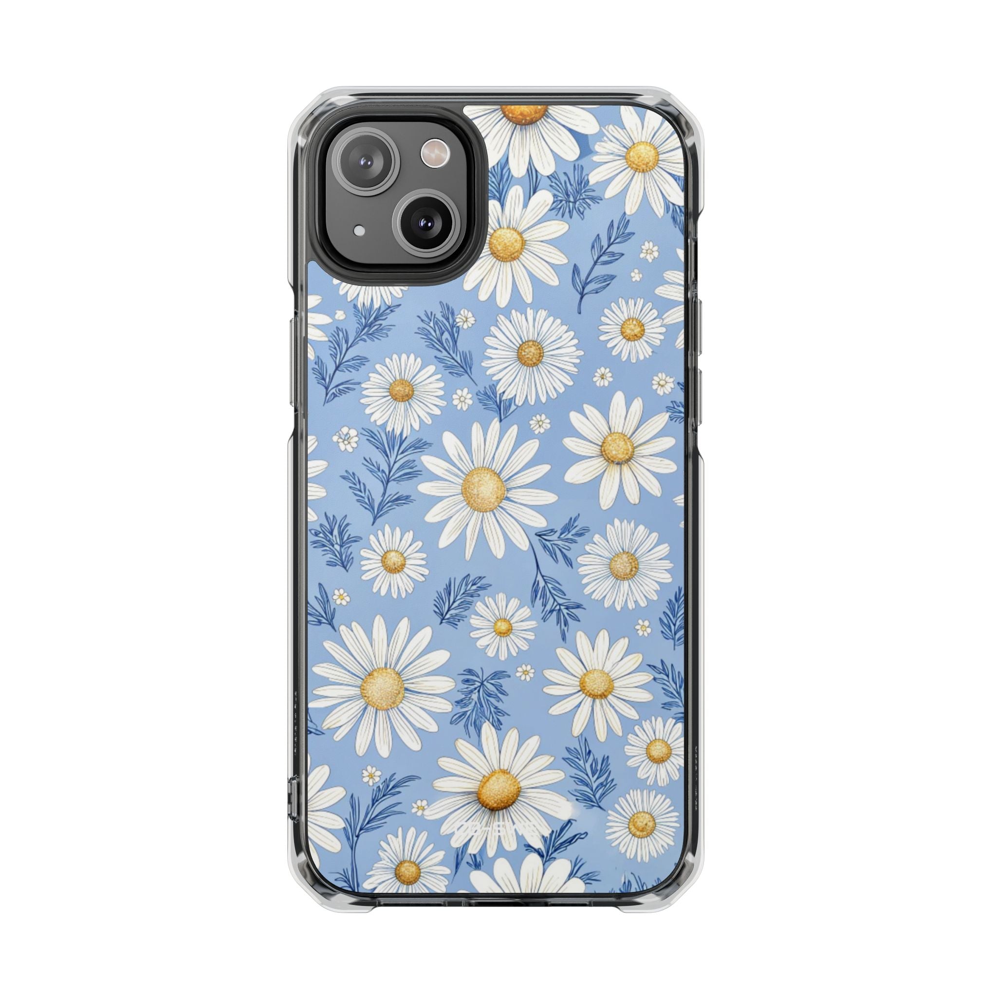 Daisies On Blue iPhone Case - Impact