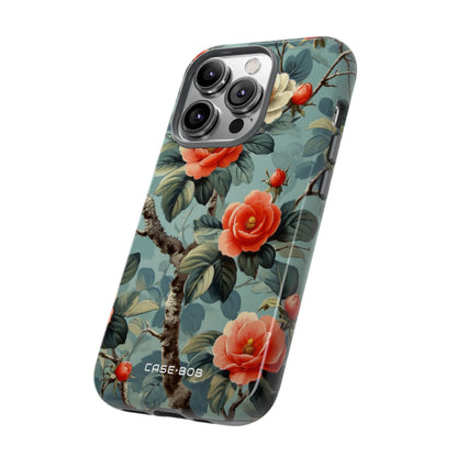 Coral Bloom iPhone 14 Pro Case - Tough
