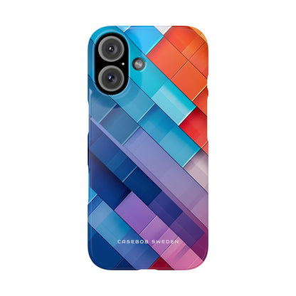 Vibrant GeoFlow iPhone 16 - Slim Phone Case