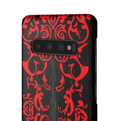 Gothic Crimson Symmetry Samsung S10 - Slim Phone Case