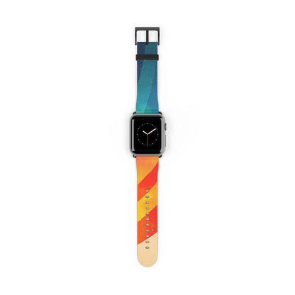 Curved Rainbow Breeze - Watch Band