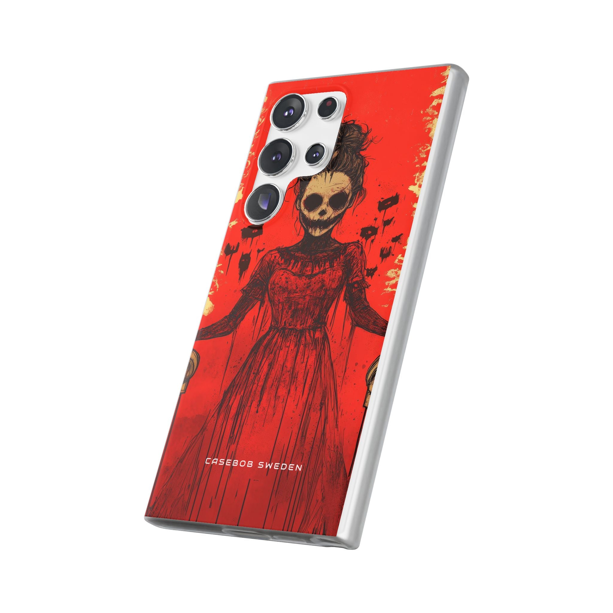 Haunting Scarlet Descent Samsung S23 - Flexi Phone Case