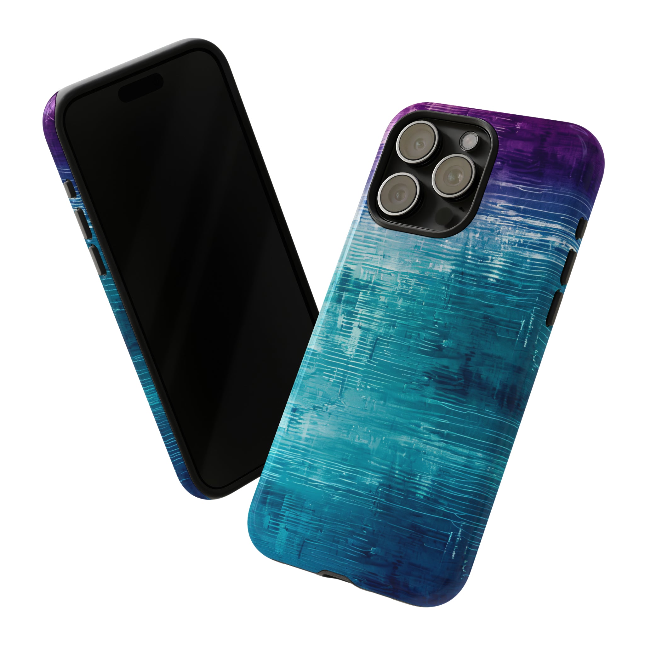 AI Fusion: Metallic Gradient - Protective Phone Case