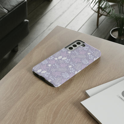 Purple Mona Leaf - Protective Phone Case