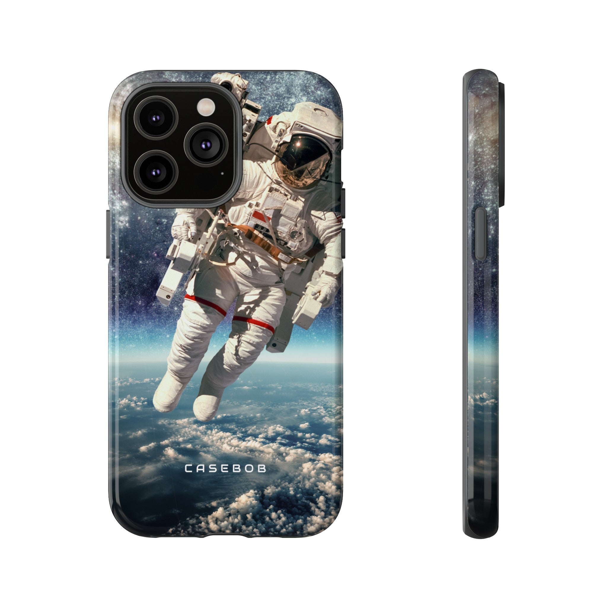 Astronaut in outer space - Protective Phone Case