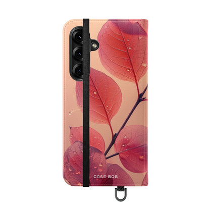 Häivytetyt lehdet - Samsung S25+ Case - Lompakkotyyppinen