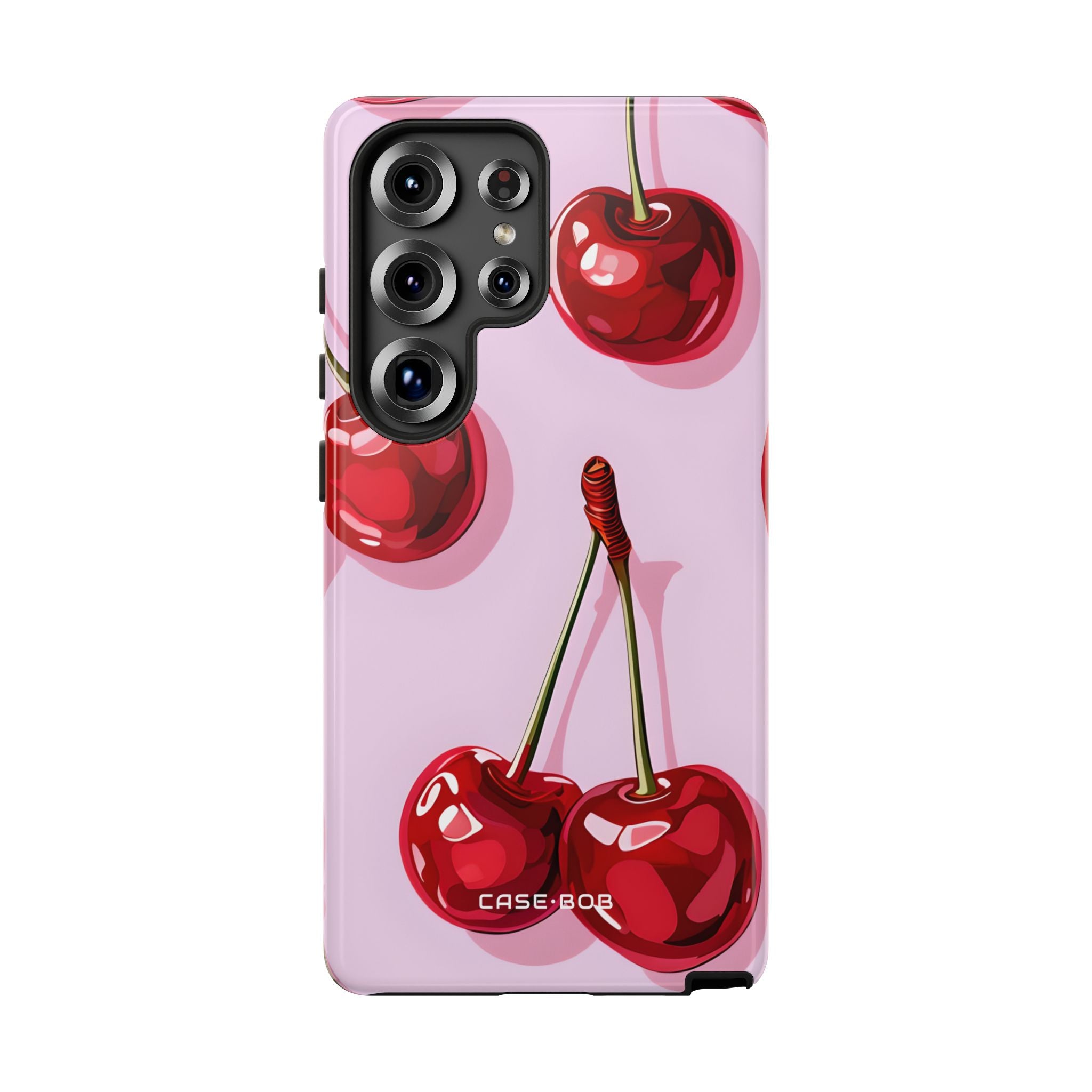 Glossy Cherry Burst Samsung S25 Ultra Case - Tough