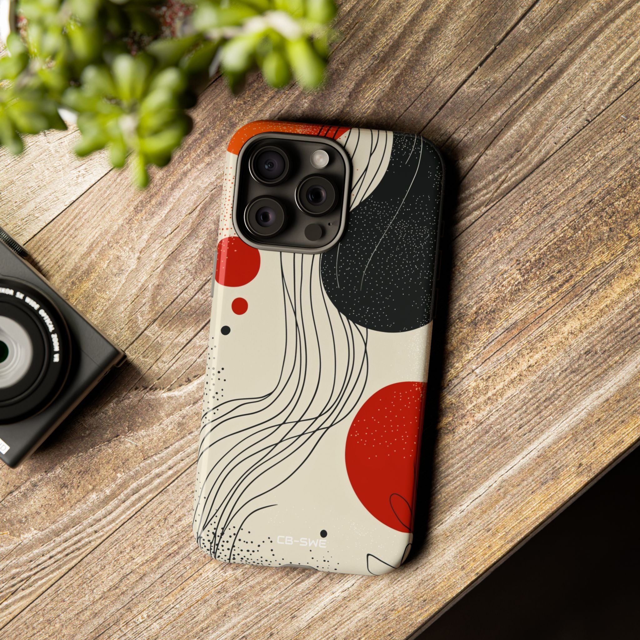 Waves Embrace Flora - iPhone Case