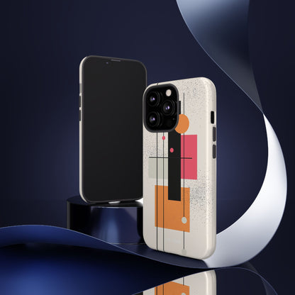 Shapes Dance Playfully - iPhone Case