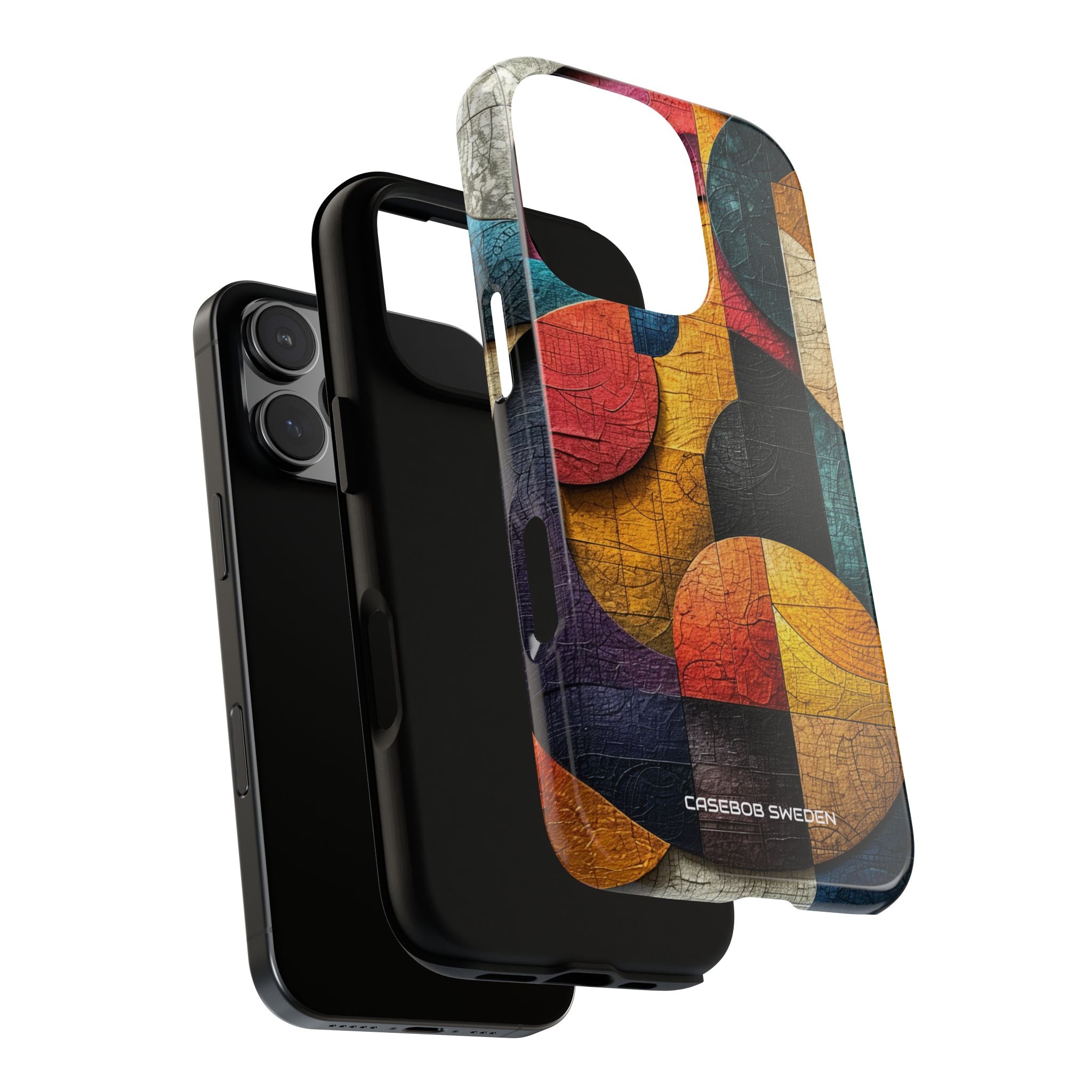 Vibrant Geometric Art - Tough iPhone 16 Phone Case