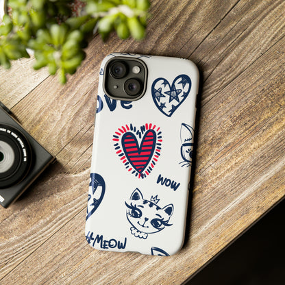 Cute Cat Wallpaper - Protective Phone Case