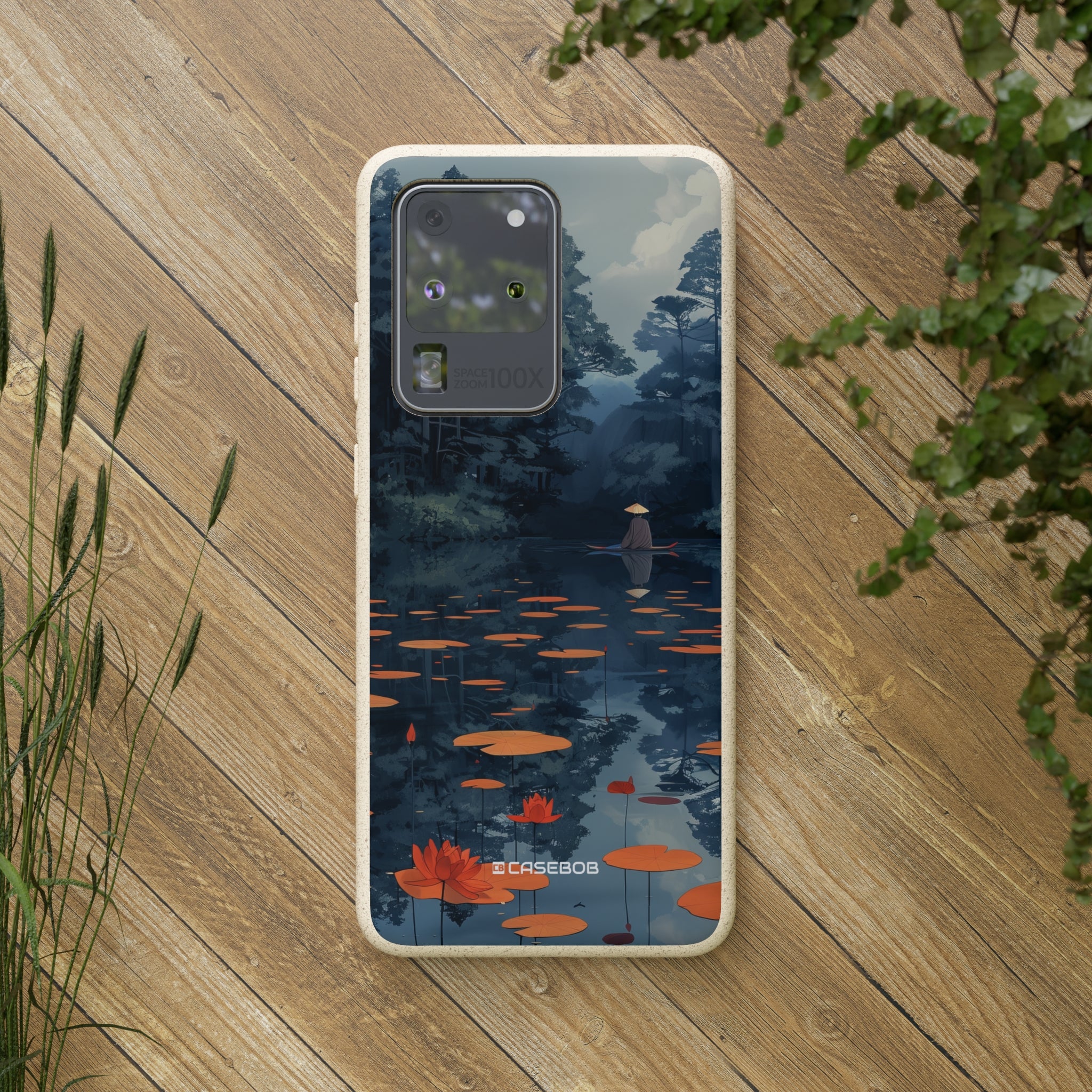 Tranquil Lotus Serenity | Biodegradable Phone Case