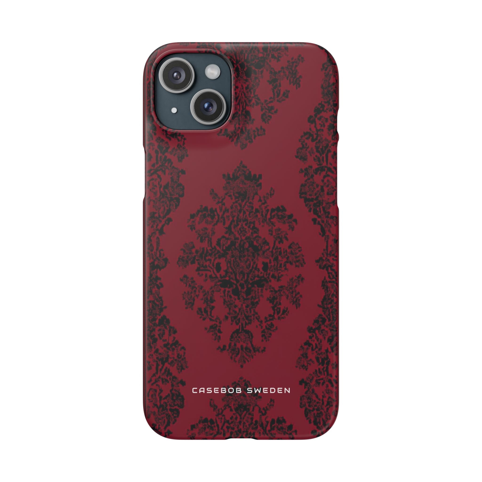 Gothic Crimson Elegance iPhone 15 - Slim Phone Case