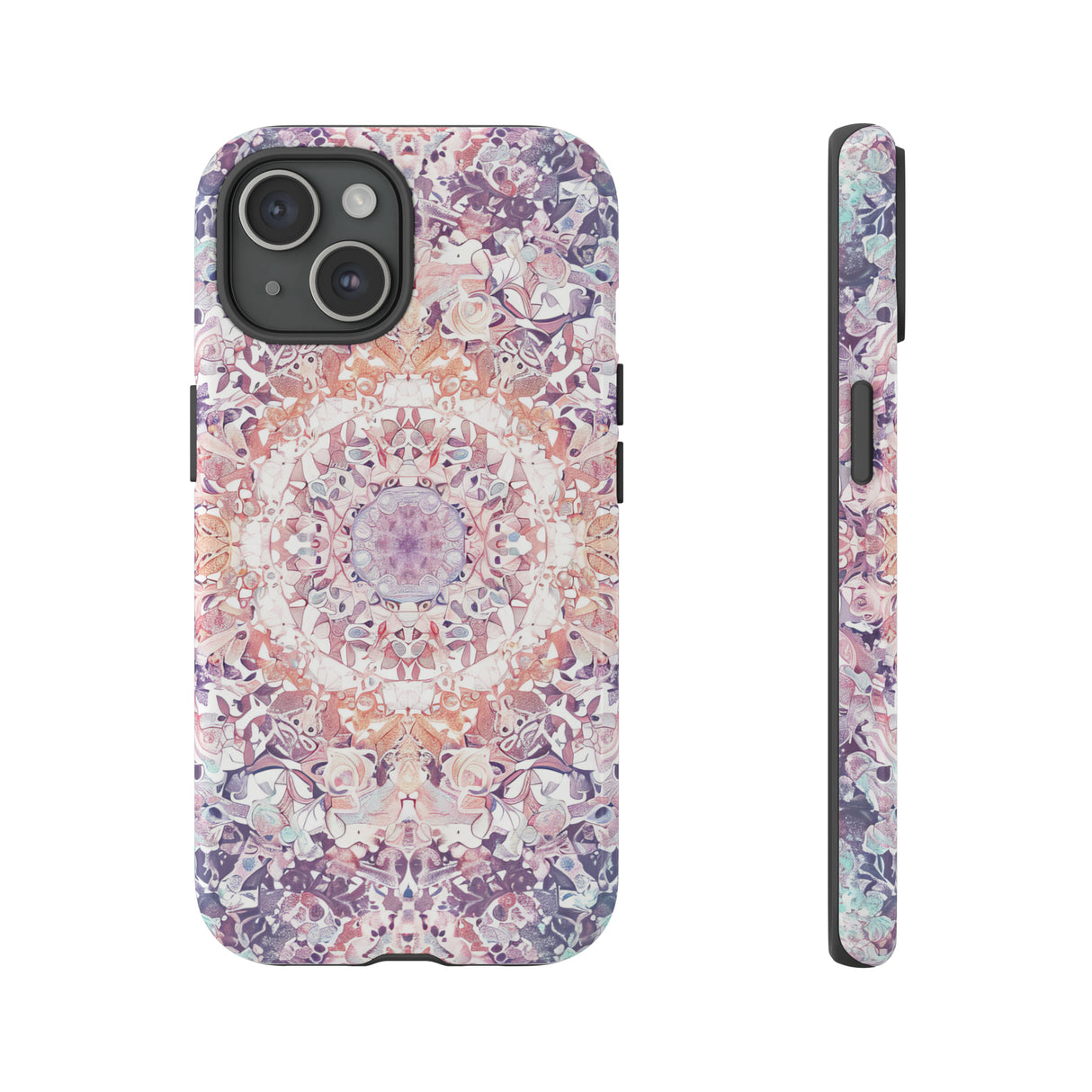 Symmetric Mandala Harmony - Protective Phone Case