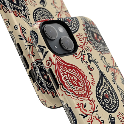 Vintage Paisley Elegance iPhone 15 | Tough+ Phone Case