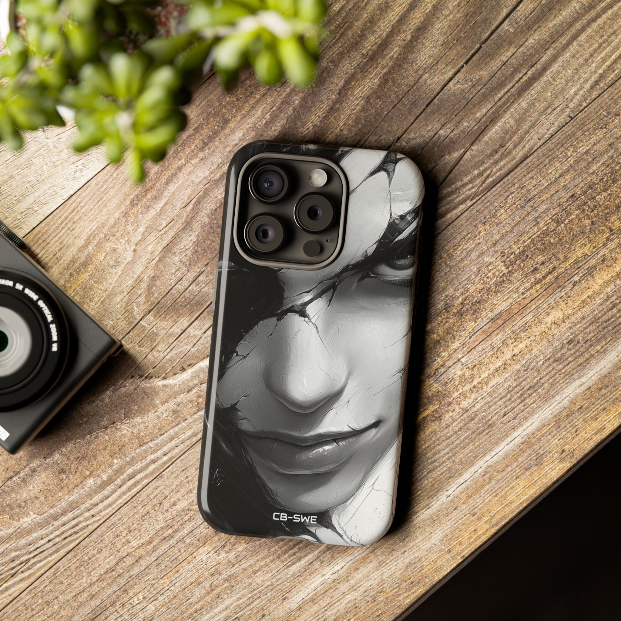Shattered Gaze Reflects - iPhone Case