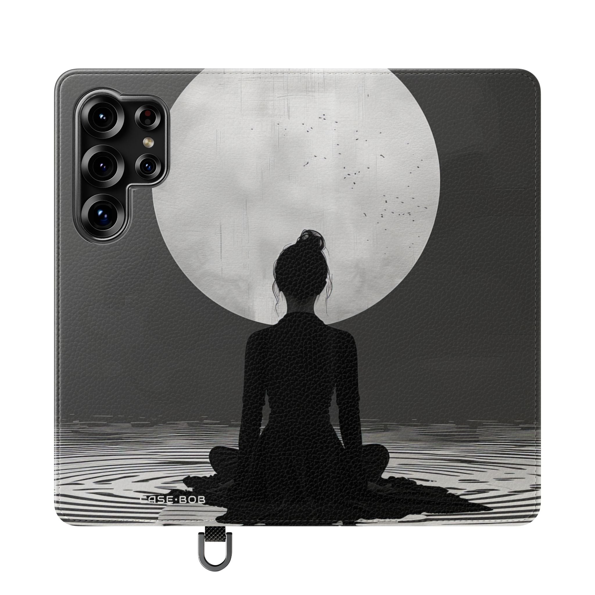 Kuunvalossa hiljaisuus - Samsung S25 Ultra Case - lompakkotyyppinen