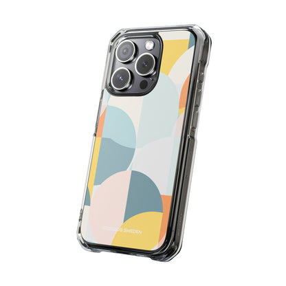 Abstract Geometric Calm - Clear Impact iPhone 15 Phone Case