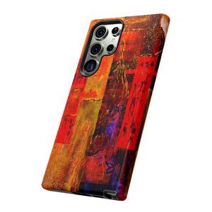 Red Oil Painting - Protective Phone Case