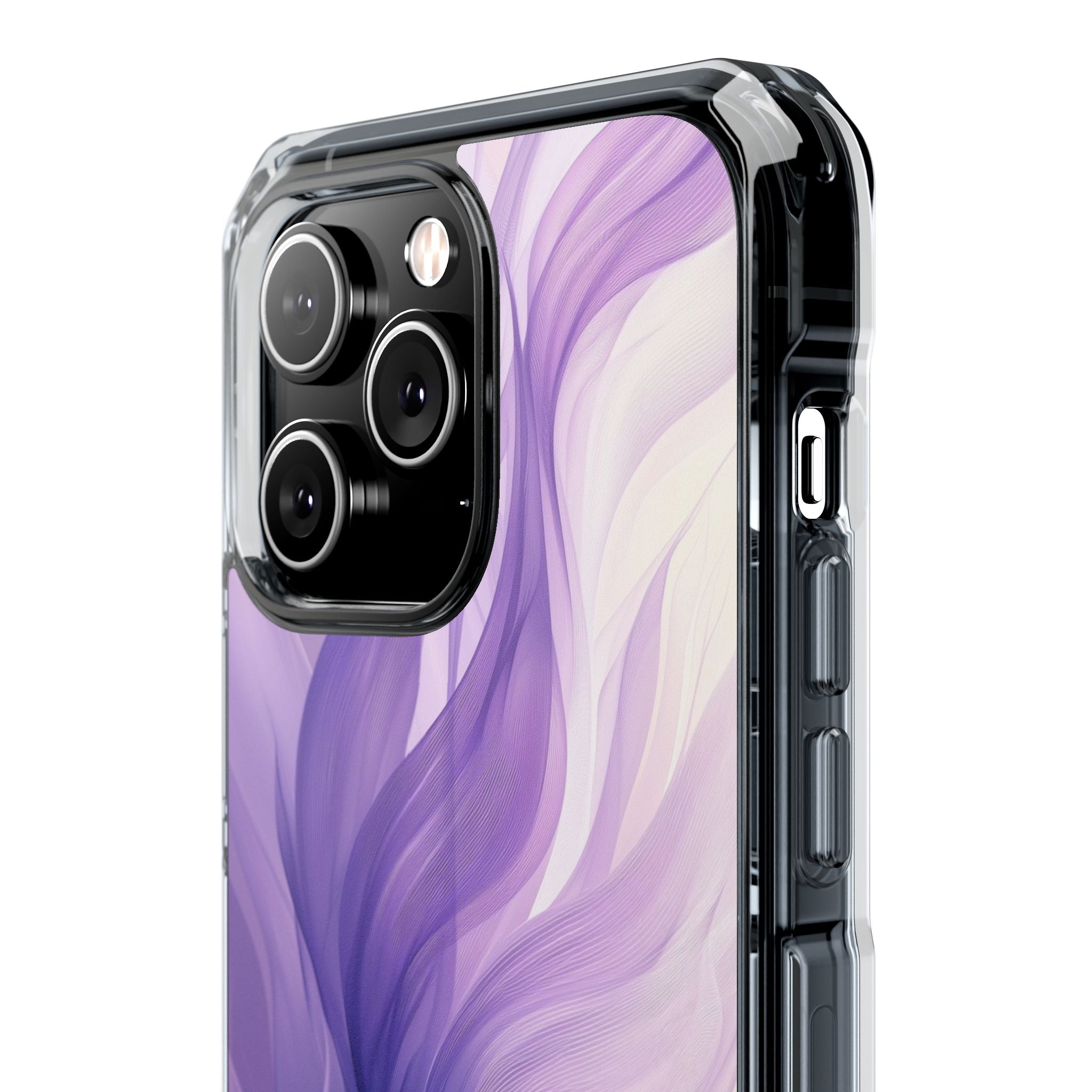 Purple Ribbon Waves iPhone 14 Pro Max Case - Impact