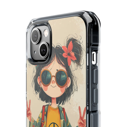 Peace Pigtails iPhone 14 Plus Case - Impact