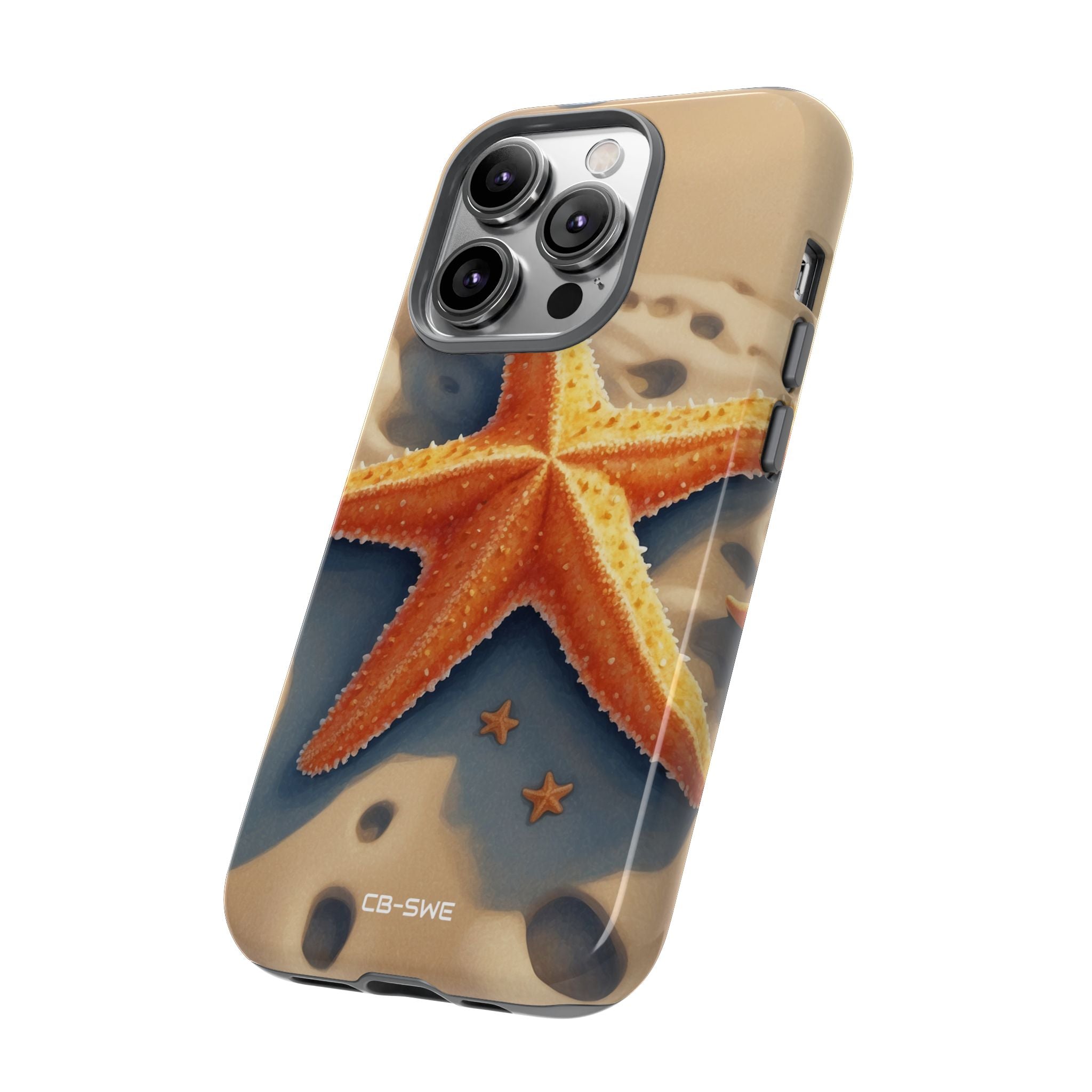 Starfish Rests On Sand - iPhone Case