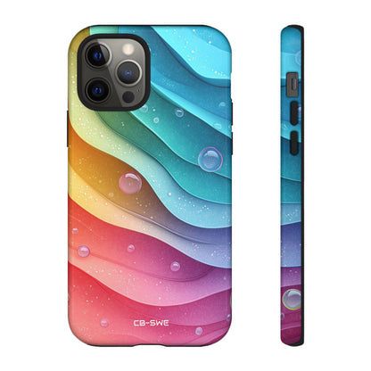 Waves Dance Playfully - iPhone Case